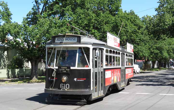 Melbourne Y1 tram 610